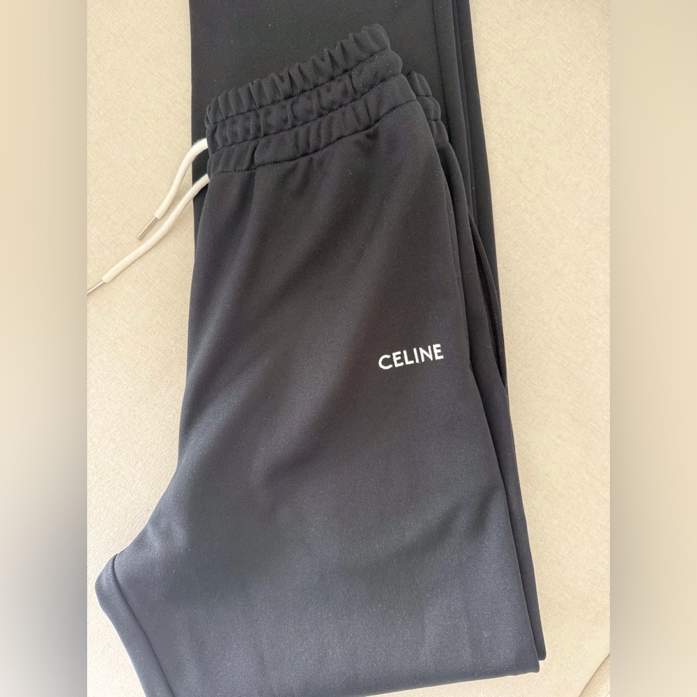 Celine TRACKSUIT PANTS IN DOUBLE FACE JERSEY - Picture 3 of 9